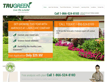 Tablet Screenshot of greenlawncare.net